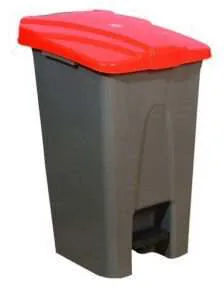 Düz Kapaklı Çöp Kovası 50 Litre - İç Kovasız